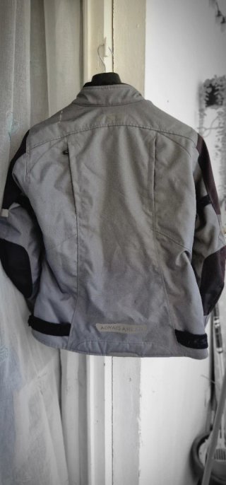Chaqueta Cordura LS2 Mujer Gris y Marrón