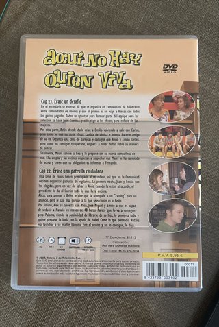 DVD Aquí no hay quien viva Capítulos 21 y 22