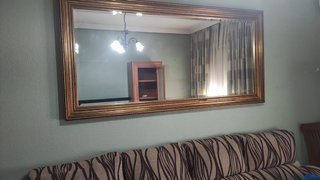 Espejo Grande Decorativo Dorado