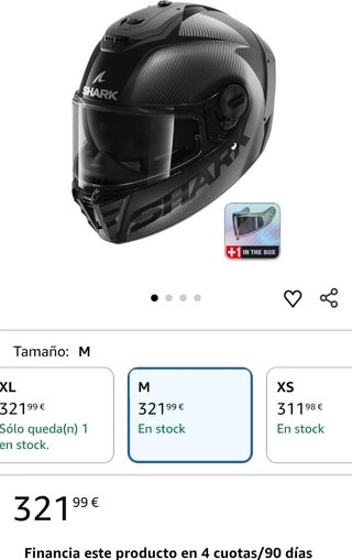 Casco Moto Shark Talla M