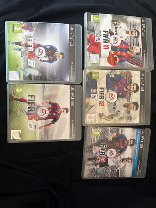 Set 5 Juegos FIFA PS3