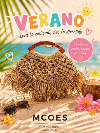 Bolso de rafia MCOES de rafia exclusivo slo gay un