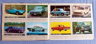 Álbum "Automóviles de hoy" COMPLETO , Garbo 1967