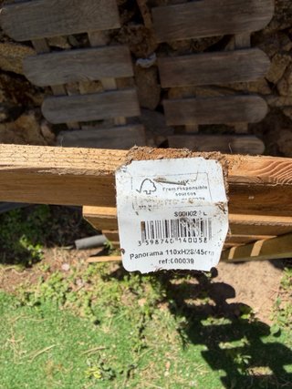 Vallas de madera para jardín