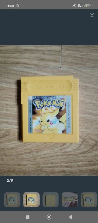 Pokémon Amarillo Game Boy Original Nintendo