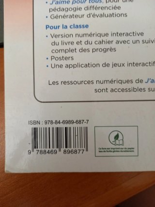J'AIME 2. CAHIER D'ACTIVITES