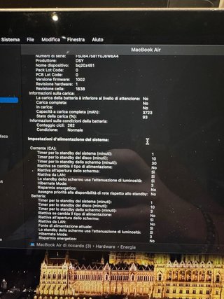 MacBook Air 13’ 2018 Argento