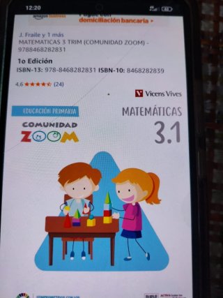 Matemáticas 3 Trim Comunidad Zoom Vicens Vives