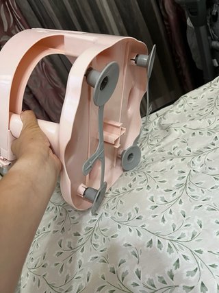 Asiento Baño Bebé Rosa con Juguetes