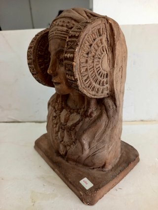 Escultura Dama de Elche terracota antigua