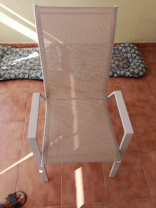 Sillones de terraza beige