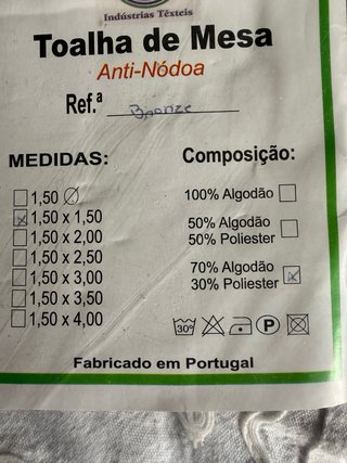 Toalha de Jantar Preta Luxo 150x150cm