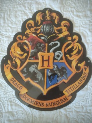 Escudo Harry Potter Hojalata