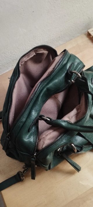 Bolso DTT Piel Verde