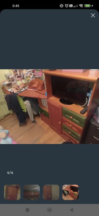 Muebles dormitorio madera pino