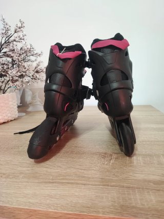 Patines Oxelo Negros y Rosas
