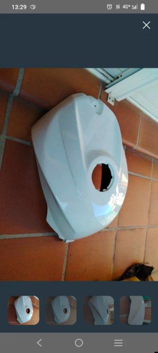 Cubre depósito Aprilia RS - Reparado