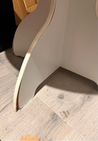 Mesa redonda de madera 90cm