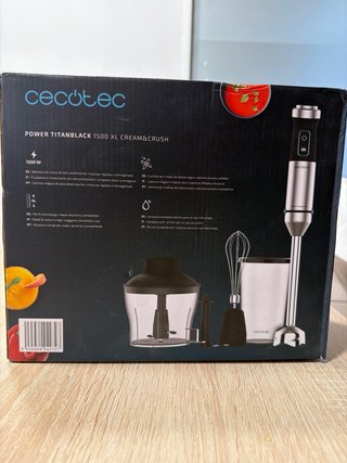 Batidora Cecotec Power Titanblack 1500 XL
