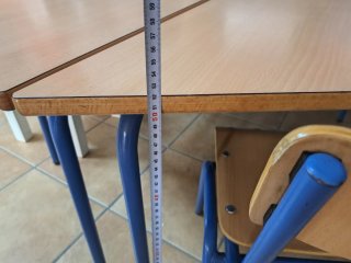 Mesa colegio y sillas guardería infantil niños