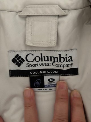 Chaqueta Columbia Mujer Desmontable Beige/Marrón