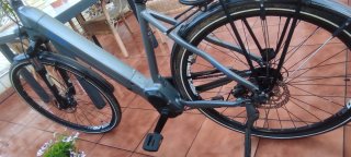 Bicicleta Eléctrica Gris