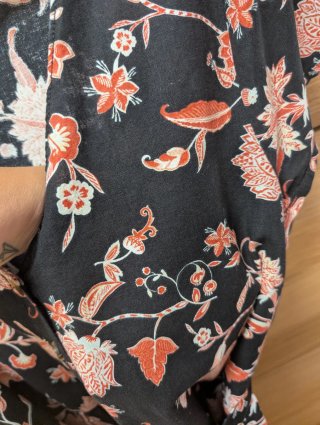 Vestido Yessica floral midi talla 44