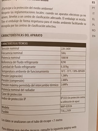 Aire Acondicionado Portátil Equation Glossy
