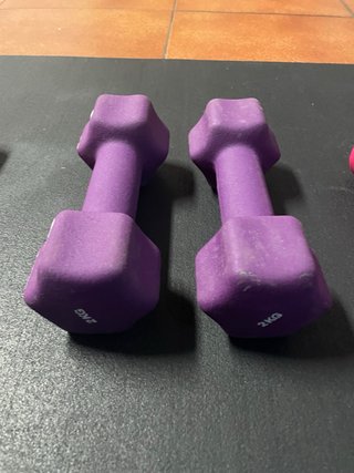 Kit Mancuernas 1kg, 2kg, 3kg, 5kg, 6kg