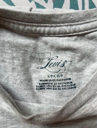 Camiseta Levi's Gris Logo