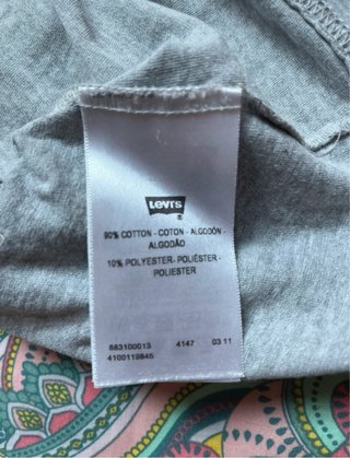 Camiseta Levi's Gris Logo