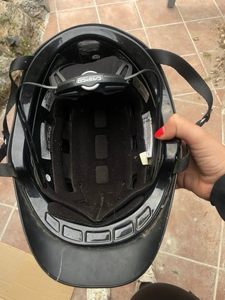 Casco de hípica negro