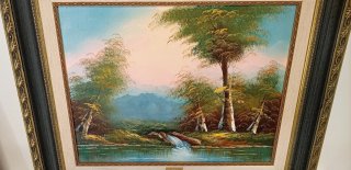 2 PINTURAS EN OLEO ORIGINAL PAISAJES CLASICO