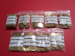 620 M. ANTIGUAS DE 1 PESETA DE FRANCO