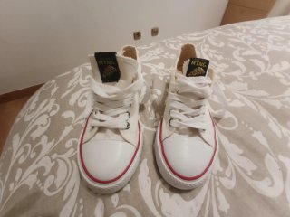 Zapatillas Mustang Talla 37 Blancas