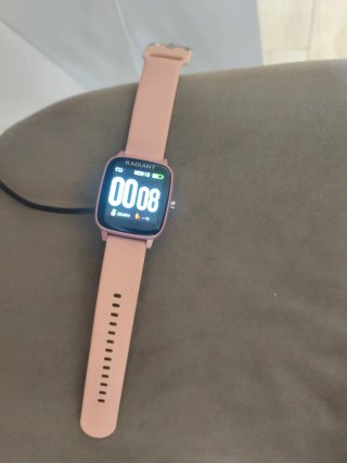 Smartwatch Dourado Rosa
