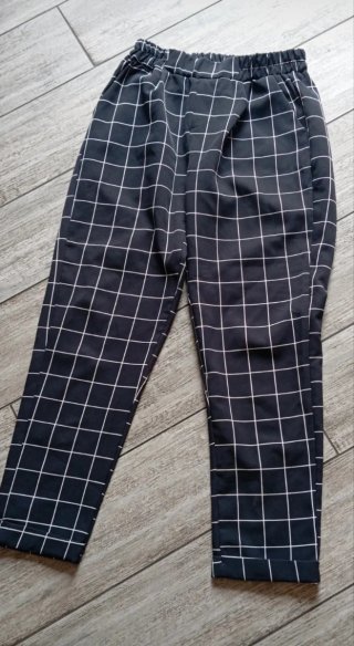 Completo giacca e pantaloni a quadri