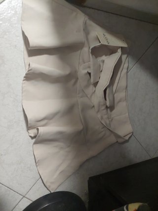 Falda Topshop Beige Talla M