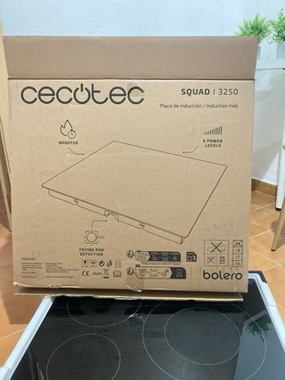 Vitrocerámica Cecotec SQUAD 3250