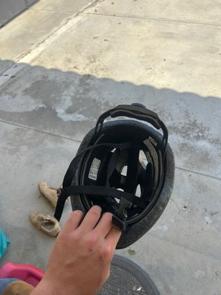 Casco de bici infantil azul