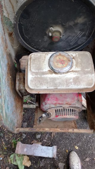 Hormigonera con motor