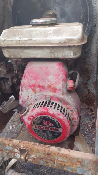 Hormigonera con motor