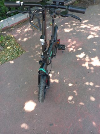 Super Oferta Bici Eléctrica Plegable Negra