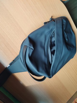 Bandolera/Mochila impermeable negra