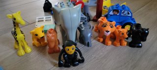 Lotto Mattoncini Duplo Animali e Veicoli