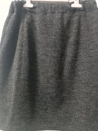 Falda Lana Elástica Gris Talla M