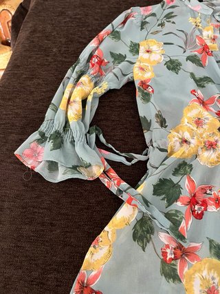 Vestido Zara floral gasa