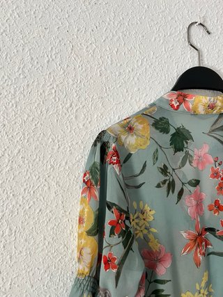 Vestido Zara floral gasa
