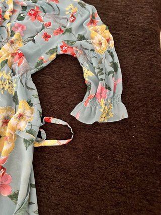 Vestido Zara floral gasa