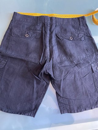 Bermuda cargo nero/blu tg. 44